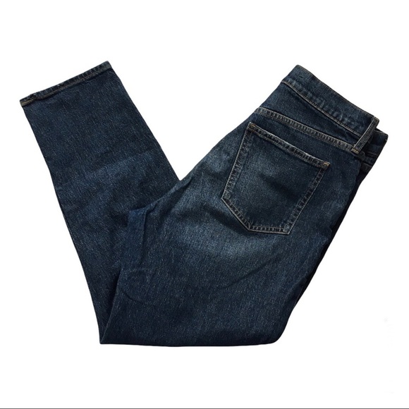 GAP mom jean high rise jeans size 29 dark wash - Picture 12 of 16